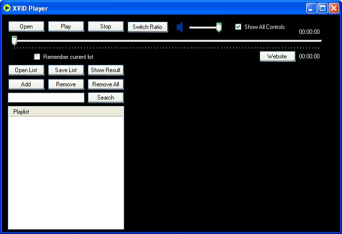 XVID 전용 플레이어 VsevenSoft XVID Player 1.0 썸네일